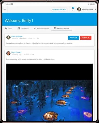 Feed Moderation Intranetsocialmedia