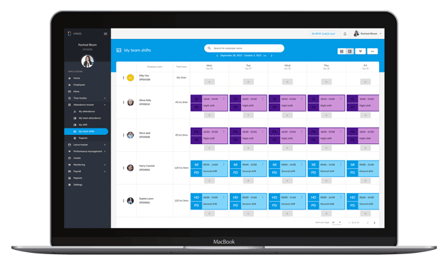 Online Shift Rota Software